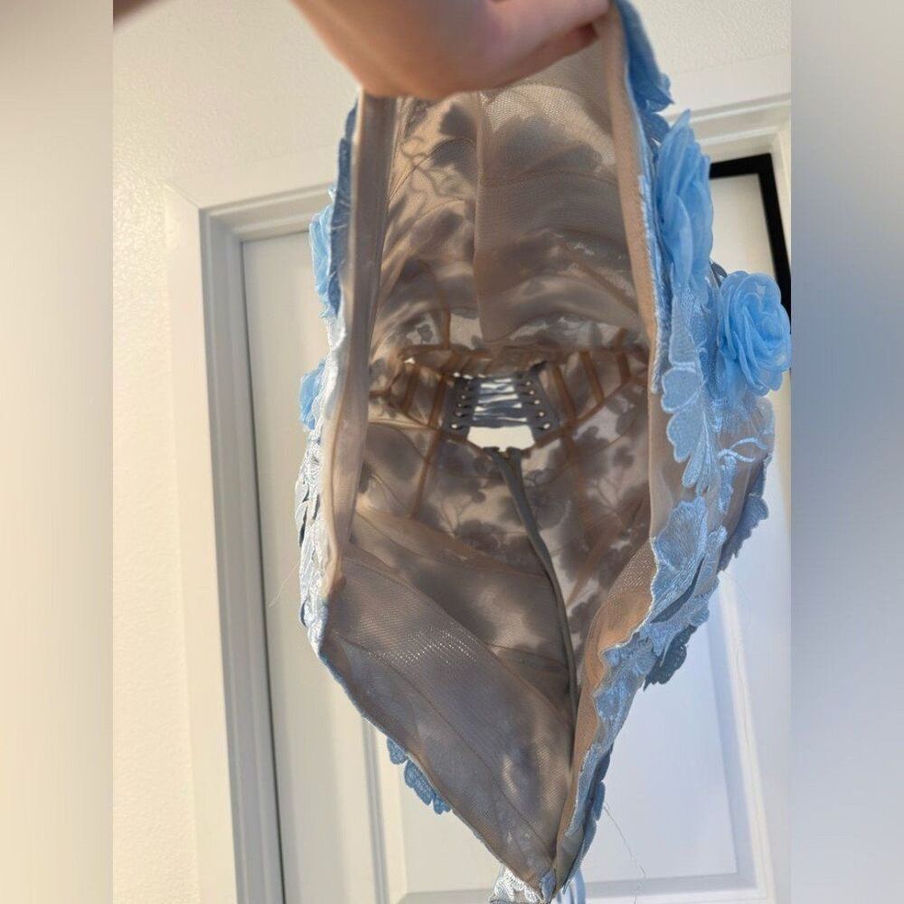NWOT BRONX AND BANCO JASMINE MARAYA BLUE MINI DRESS - Picture 9 of 13
